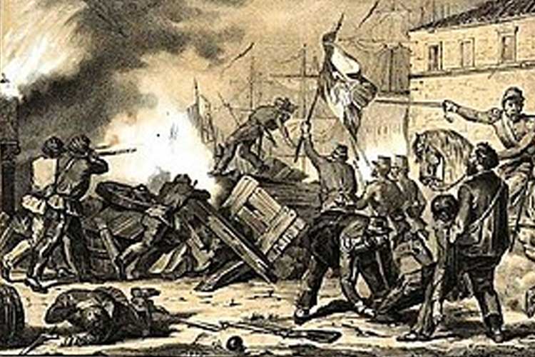 I moti rivoluzionari del 1848 solo contro i Borboni